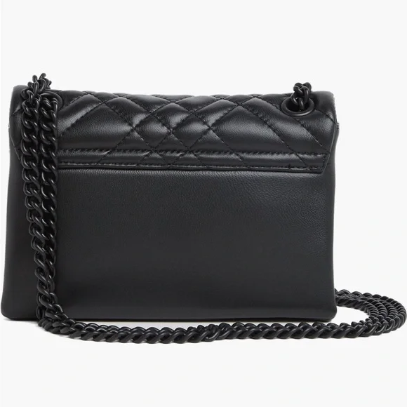 Kurt Geiger London Mini Brixton Drench Leather Shoulder Bag - Picture 3 of 11